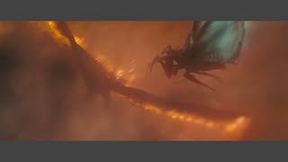 Mothra fights Rodan death of Mothra [upl. by Brynna]