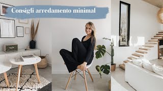 Come arredare casa nello stile MINIMAL 10 consigli [upl. by Bancroft]