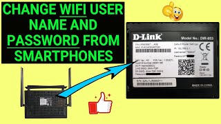 CHANGE ETISALAT WIFI PASSWORD AND USERNAME FROM YOUR SMARTPHONES DLINK DIR853 DEMO [upl. by Sterrett]