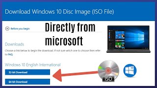 How to Download Windows 10 1909 ISO From Microsoft [upl. by Ahsinrat]