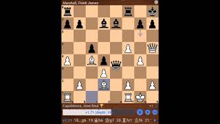 16 Capablanca vs Marshall 10 [upl. by Anwahsak]