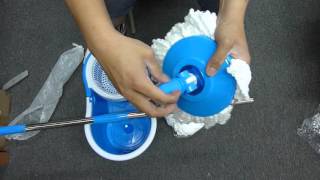 Autolizer 360° Spinning Mop Unboxing and Install Instruction [upl. by Nnylyram]