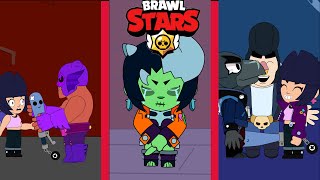 BRAWL STARS ANIMATION FULL BIBI HEROINE amp CROW amp BUZZ amp MORTIS amp EL PRIMO COMPILATION 5 [upl. by Lihas]