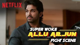 Allu Arjun Teaches A Lesson  Ala Vaikunthapurramloo  Netflix India [upl. by Alyehc]