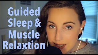 ASMR Close Whisper Guided Sleep  Muscle Relaxation with countdown [upl. by Ysak]