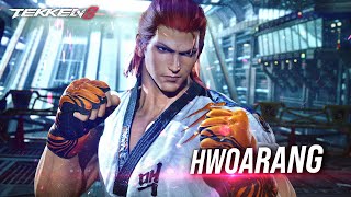 TEKKEN 8  Hwoarang Reveal amp Gameplay Trailer [upl. by Suolevram983]