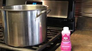 DIY RIT DyeMore Synthetic Super Pink [upl. by Simpson302]