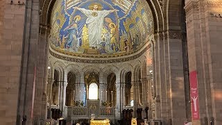 Inside The Basilica of the Sacred Heart  SacréCœur in Montmartre Paris 🇫🇷 [upl. by Claudio]