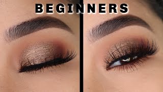 EASY Eyeshadow Tutorial For Hooded Eyes [upl. by Novyad]