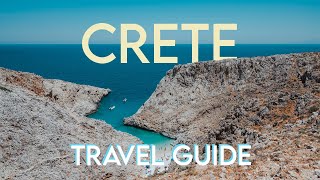 HOW TO TRAVEL CRETE  Best Beaches And Places  GREECE TRAVEL GUIDE [upl. by Leinahtam]