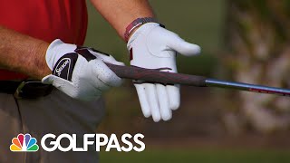 How to Properly Grip Your Golf Club  GOLFPASS  Golf Channel [upl. by Fridell]