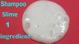 How To Make Slime Shampo 1 ingredient Easy  Diy Slime Shampoo [upl. by Kremer]