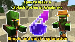 Splash Potion of Weakness [upl. by Zetrok]