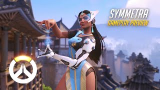 Symmetra Gameplay Preview  Overwatch  1080p HD 60 FPS [upl. by Labinnah763]