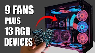 How To Install a Fan Hub  How To Install an Addressable RGB Hub [upl. by Grimaldi]