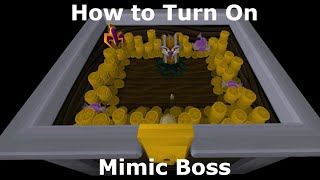 How to turn Mimic Boss On in OSRS  Where to find the Strange Casket [upl. by Ecienaj366]