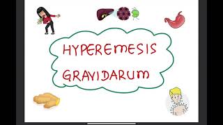 OBSTETRIC EMERGENCIES  Hyperemesis Gravidarum  Causes Pathophysiology Management [upl. by Yttap]