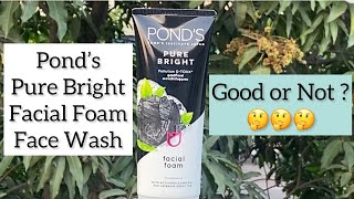 HONEST REVIEW Pond’s Pure Bright Facial Foam Face Wash  New Packaging  Good or Not [upl. by Etterual]