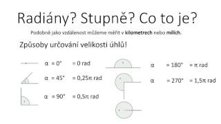 Jak na kalkulačku 3 Sin cos tan  Stupně × radiány [upl. by Daffie]