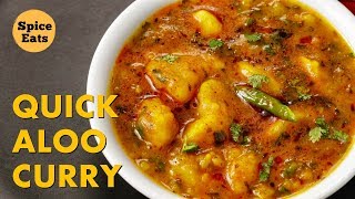 QUICK ALOO CURRY  POORI ALOO SABZI RECIPE  POORI WALE ALOO RECIPE [upl. by Alansen]