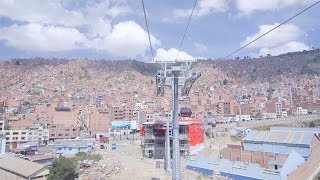 First look at La Pazs cable car to the skies [upl. by Lesslie]