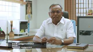 Velammal Hospital Chairman speech [upl. by Neelrak3]