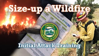 How to SizeUp a Wildfire  Initial Attack Training [upl. by Hannavas]