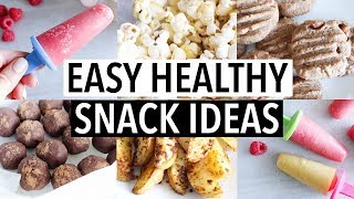 10 EASY HEALTHY SNACK IDEAS You NEED to try Low Cal Healthy Yum [upl. by Hildegaard883]