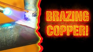 Brazing Copper Pipe amp Fittings [upl. by Ailhat]