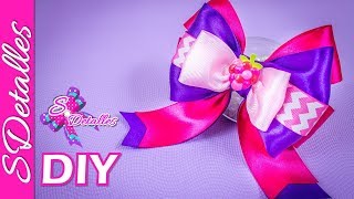 ðŸŽ€ Lazos de Cintas MULTICOLOR ðŸŽŠ  Video 110  SDetalles  DIY [upl. by Eetnom841]