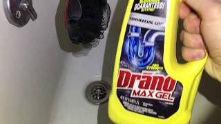 How To Unclog A Drain With Drano Gel Commercial Strength [upl. by Ohcirej]