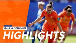 Highlights Italië  OranjeLeeuwinnen 2962019 WK 2019 [upl. by Ossie]