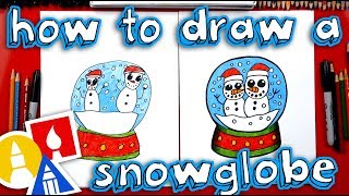 How To Draw A Snowglobe [upl. by Ivz392]