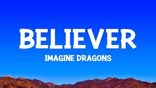 1 HOUR Imagine Dragons  Believer Lyrics [upl. by Pradeep]