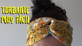 Turbante muy fácil DIY [upl. by Osi]