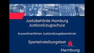 Sporteinstellungstest für Bewerberinnen im Justizvollzugsdienst [upl. by Enialed969]