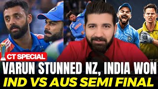 Mystery of Varun Chakravarthy Fifer gives India easy win vs NZ IND vs AUS Semi Final confirmed [upl. by Robenia555]