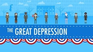 The Great Depression Crash Course US History 33 [upl. by Roanna915]