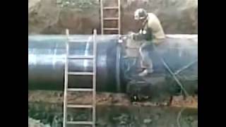 Unsafe Pipe Cutting Accident  Welding amp Cutting Safety [upl. by Card89]