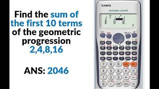 Sum of Geometric Sequence Calctech [upl. by Carrissa]