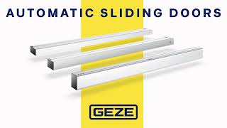 GEZE automatic sliding doors  quick overview amp features [upl. by Hermione]