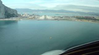 Gibraltar Airport  Approach amp Landing Runway 27 [upl. by Ettenal]