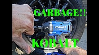 Kobalt 24 Volt impact wrench PROBLEMS [upl. by Enylhsa]