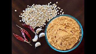 పప్పుల పొడి  Pappula Podi  Putnala Podi  Side Dish for Rava Upma Semiya Upma  Fried Gram Powder [upl. by Cartwright]