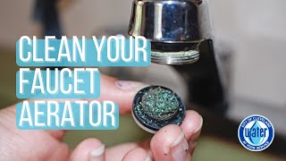 How to Clean Faucet Aerators [upl. by Ewens]