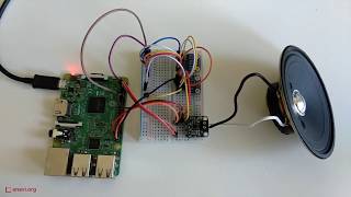 Smart Speaker with Volumio Raspberry Pi 3 and Adafruit MAX98357 [upl. by Suoirrad332]