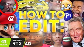 How To Edit 21st Century Humour Memes Premiere Pro [upl. by Cadell]