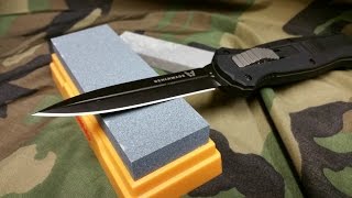 How to Sharpen a Knife Beginners Tutorial [upl. by Grider]