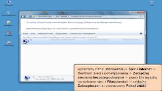 Jak podejrzeć hasło wi fi w Windows 7 [upl. by Artema720]