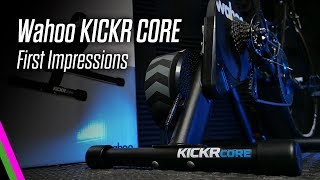 Wahoo KICKR CORE  Unboxing Setup and 1st Ride Impressions [upl. by Burnaby814]